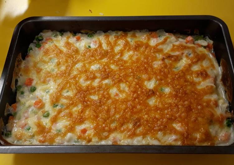 Recipe of Quick Cheesy baked vegetables