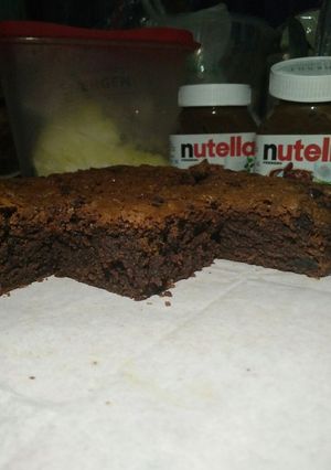 Foto resep Brownies Nutella