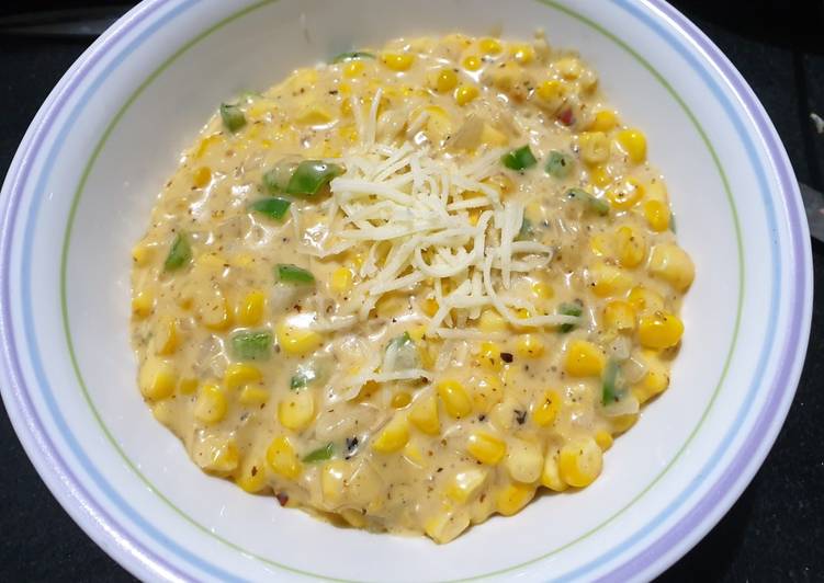 Saucy sweet corn