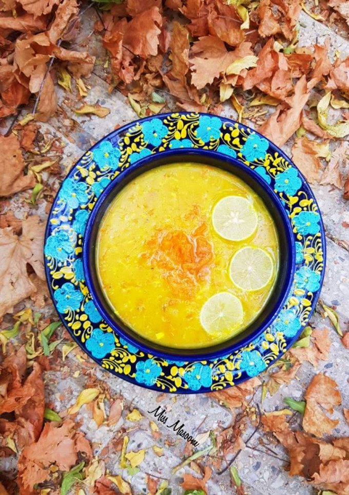 عکسی از دستور سوپ مرغ و هویج