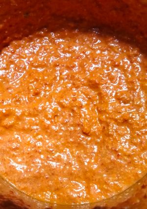 Una foto de Crema (paté) de Pimiento de Piquillo Asados