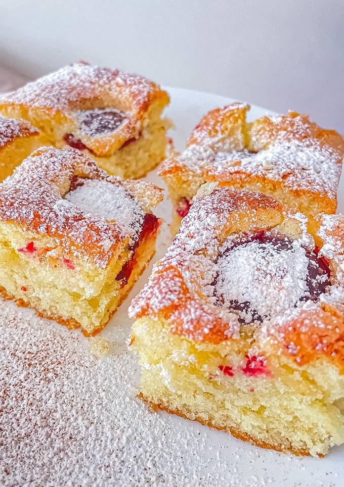 Сливовий пиріг🥧