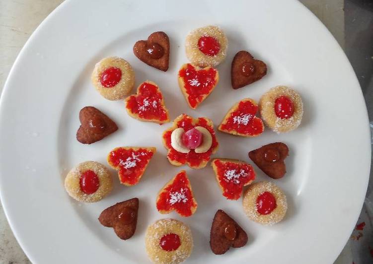 Easiest Way to Prepare Speedy Coconut Cherry Heart