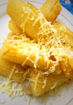 Foto resep Singkong goreng keju #senin