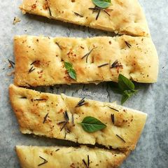 A picture of Italian Focaccia Flatbreads.