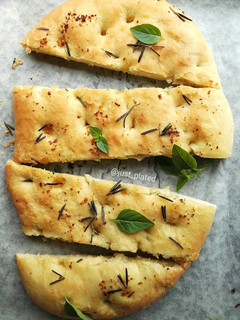 A picture of Italian Focaccia Flatbreads.