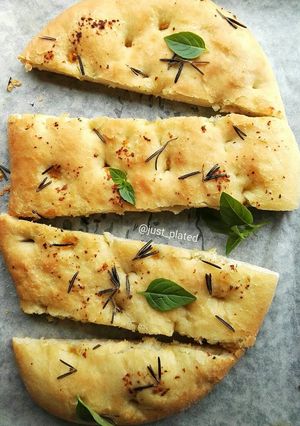 A picture of Italian Focaccia Flatbreads.
