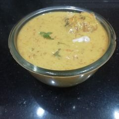 Cashew nuts Pakoda Kadhi A picture of Cashew nuts Pakoda Kadhi.