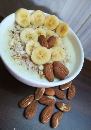 صورة لوصفة مهلبيه بالموز 🍌🍌