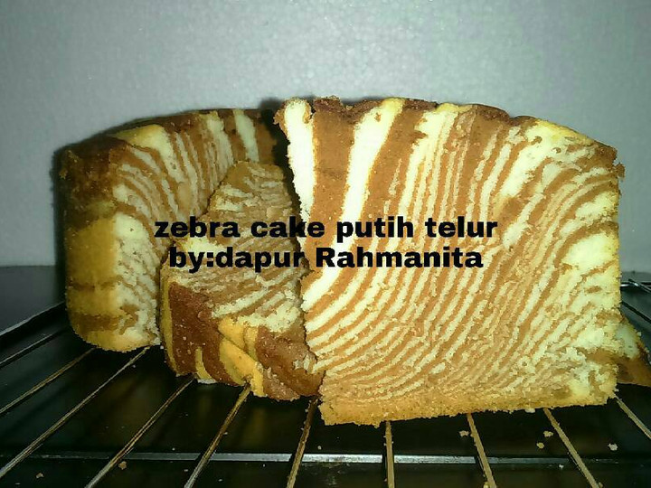 Cara Gampang Menyiapkan Zebra cake putih telur Sederhana Dan Enak