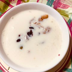 A picture of Ground Rice Pudding.