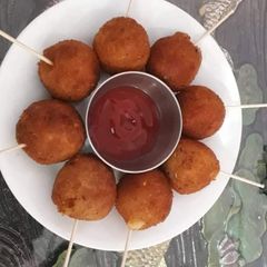 A picture of Suji Bomb Pakoda Recipe.