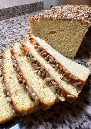 Una foto de Pan de molde de lentejas turcas