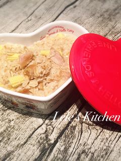 【低卡無負擔料理】燻雞玉米燕麥粥 的食譜成品照片