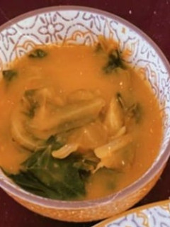 Foto de Sopa com Couve Penca