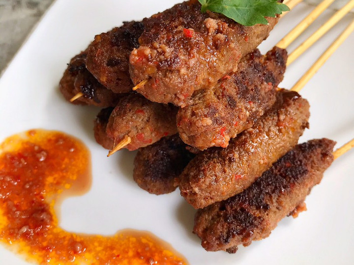 Cara Membuat Sate Lilit Bumbu Rujak Farah Quinn