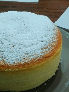 Una foto de Cheesecake japonés