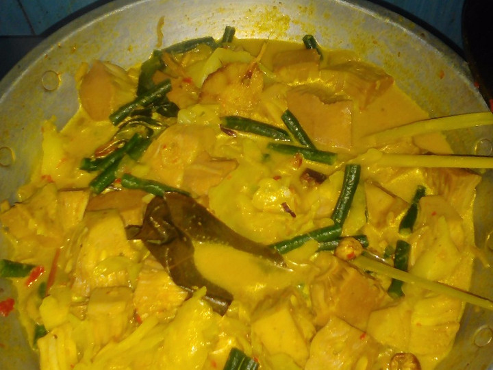 Resep: Sayur gulai nangka muda ala padang Bunda Pasti Bisa