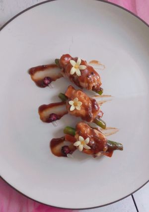 Foto resep Chicken veggie roll