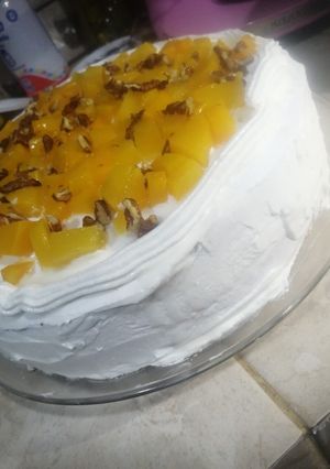 Una foto de Pastel de tres Leches