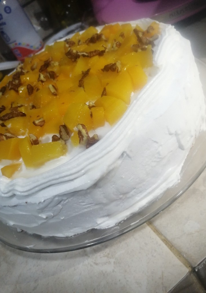 Una foto de Pastel de tres Leches