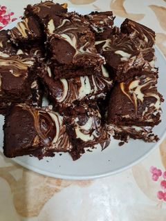 Φωτογραφία της συνταγής Brownies με τυρί