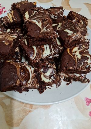 Φωτογραφία της συνταγής Brownies με τυρί