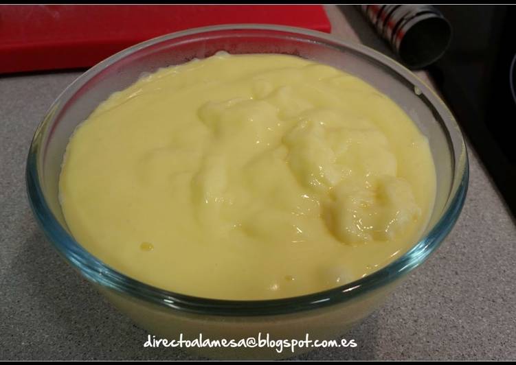 Crema pastelera (con y sin Thermomix)