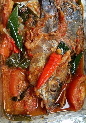 Foto resep Kepala Tongkol bumbu merah