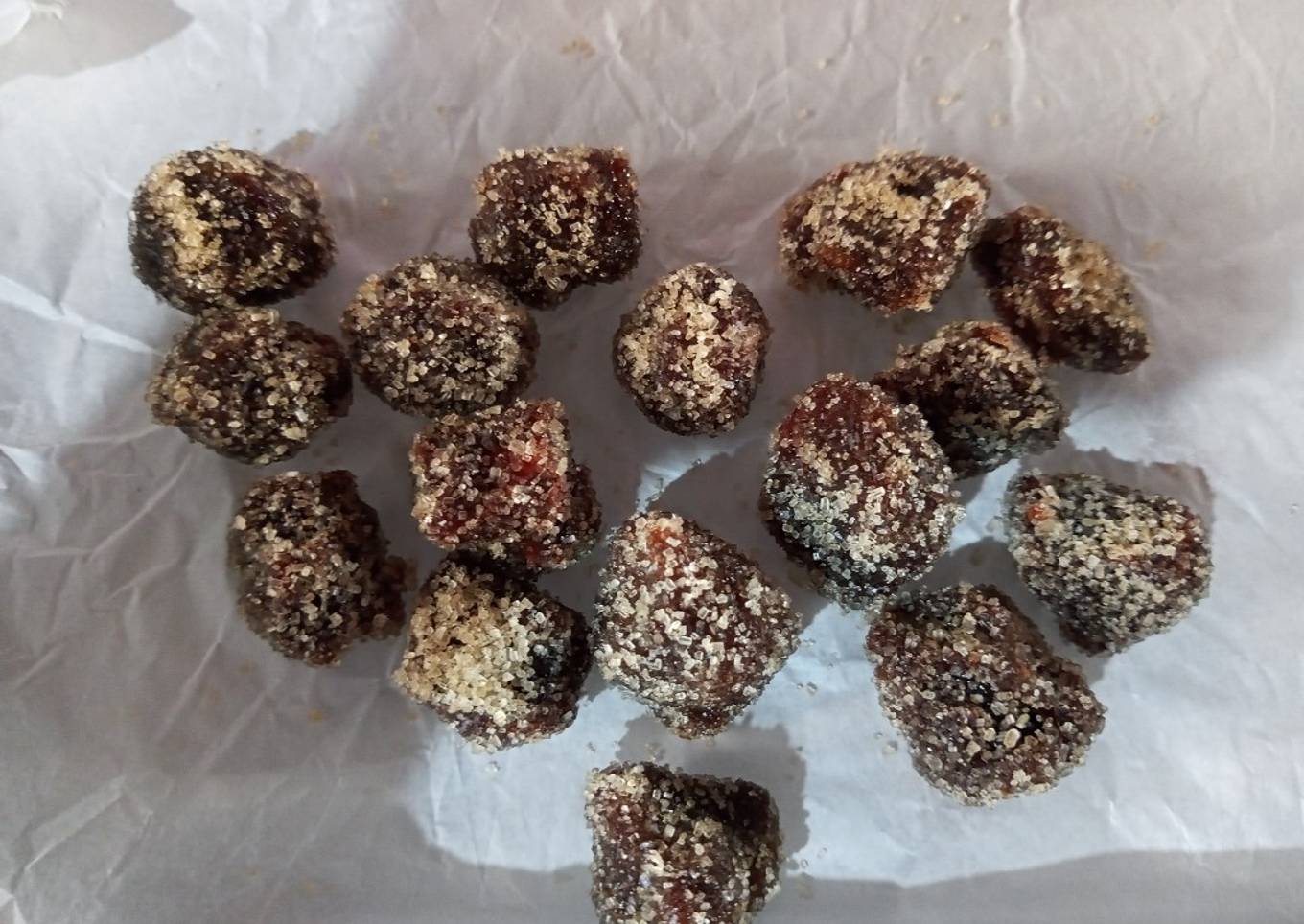 Bolas de tamarindo (dulce típico).🍭🍬