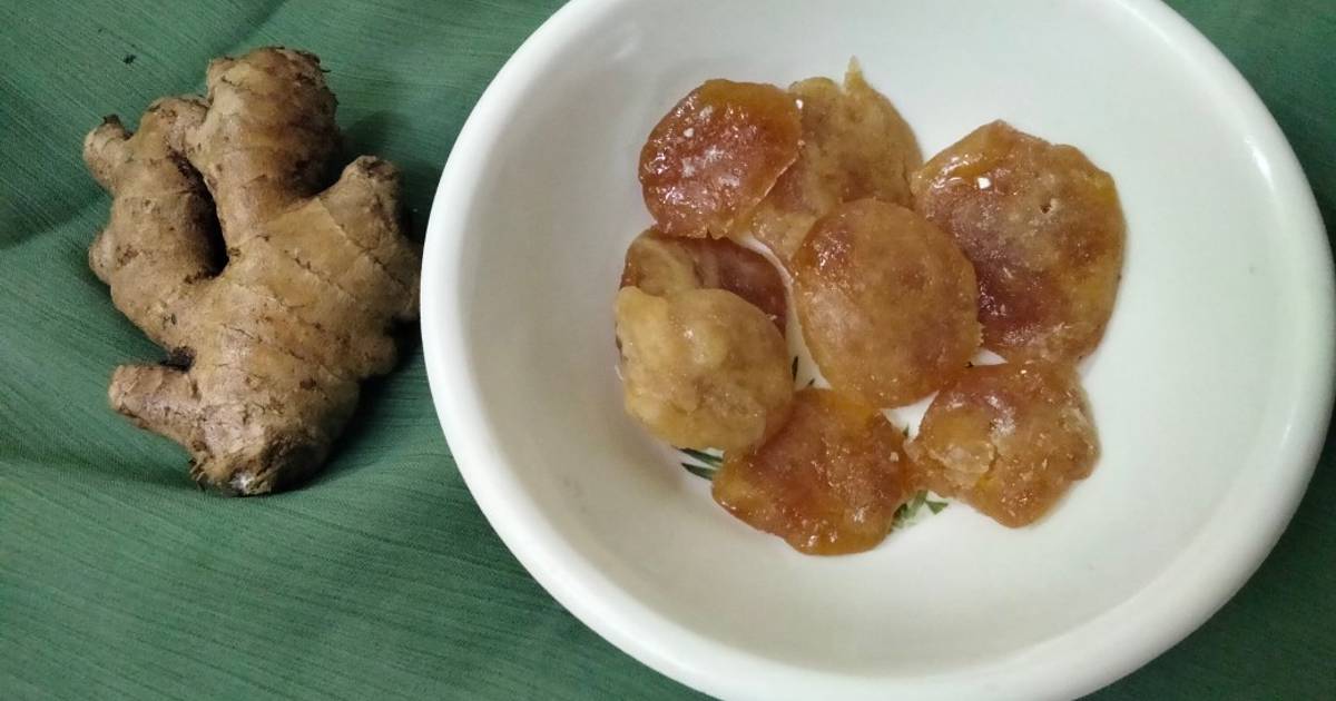 जिंजर कैंडी (ginger candy recipe in Hindi) रेसिपी बनाने की विधि in