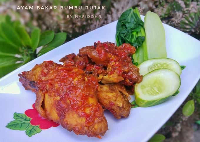 Yuk intip, Bagaimana cara memasak Ayam Bakar Bumbu Rujak (4) untuk Hari Raya dijamin istimewa