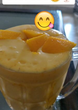 A picture of Mango lassi.