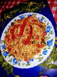 ঝুরি আলু ভাজা(jhuri aloo bhaja recipe in Bengali) রেসিপির প্রধান ছবি