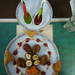 A picture of Corn Cheese beet balls.