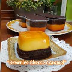 A picture of Brownies Cheese Caramel.