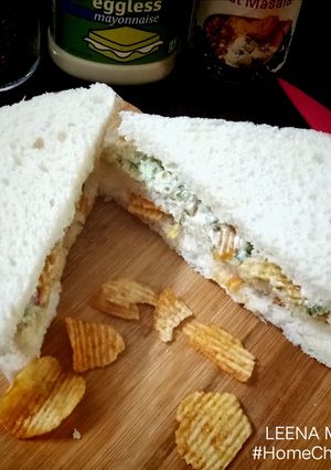 A picture of Veg Mayo Sandwich.