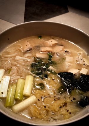 Foto resep Salmon Miso Soup