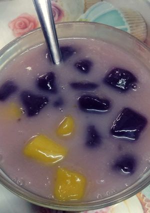 Hình của món Chè Khoai Dẻo-Nước dừa.