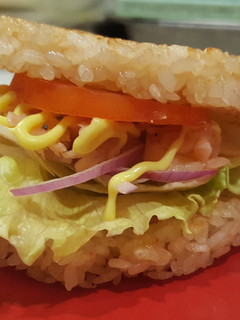 煙燻鮭魚米漢堡 的食譜成品照片