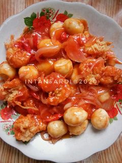 Foto resep Udang crispy saos asam manis