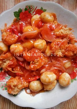 Foto resep Udang crispy saos asam manis
