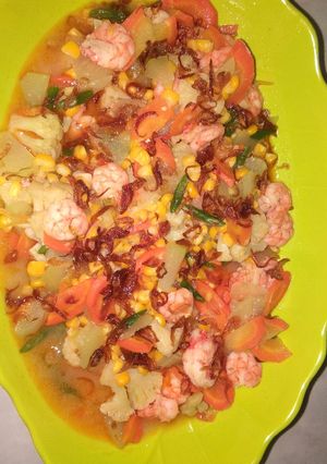Foto resep Tumis sayur udang