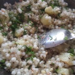 A picture of Sabudana khichdi.