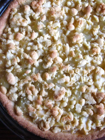 How To Make Apple &amp; Lemon Curd Crumble Pie which Delicious