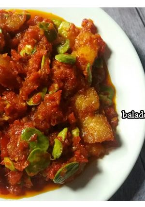 Foto resep Balado Ikan Asin dan Pete