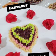 Beetroot halwa A picture of Beetroot halwa.