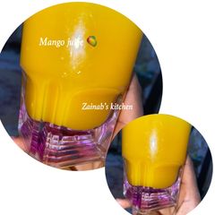 A picture of Mango 🥭 juice.