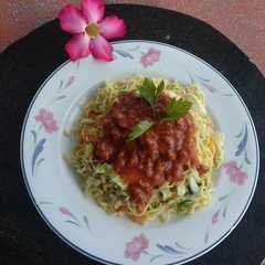 Mie goreng saos bolognise-レシピのメイン写真