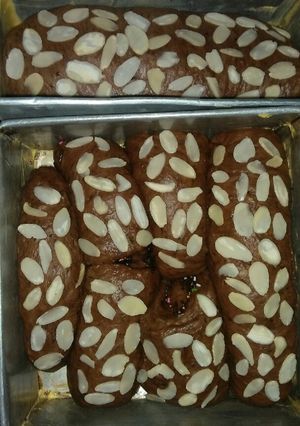 Foto resep Roti coklat kacang almond